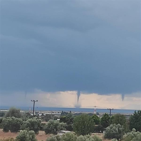 Τρεις υδροστρόβιλοι στο Θρακικό Πέλαγος 