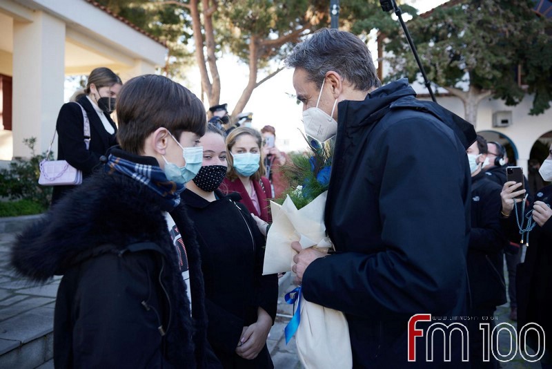 Έφτασε στον Άγιο Ευστράτιο ο Κυριάκος Μητσοτάκης