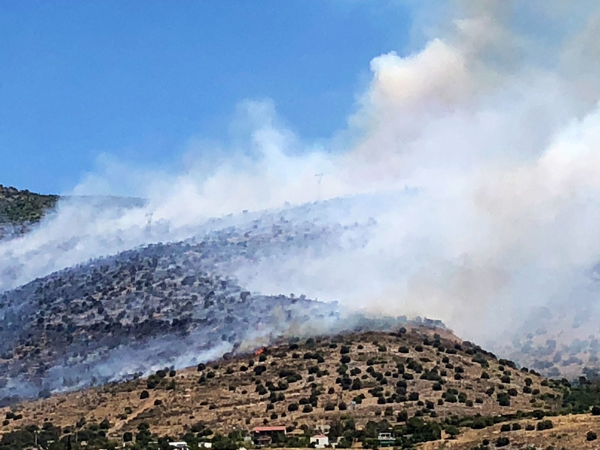 Φωτιά στην Άνω Γλυφάδα