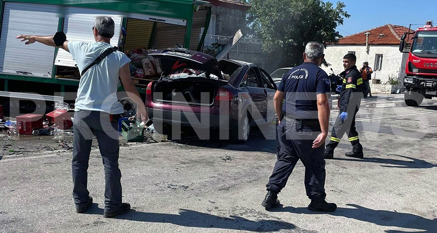 Θανατηφόρο τροχαίο στην Καβάλα: Αυτοκίνητο έπεσε σε πεζό και οχήματα - Τρεις νεκροί