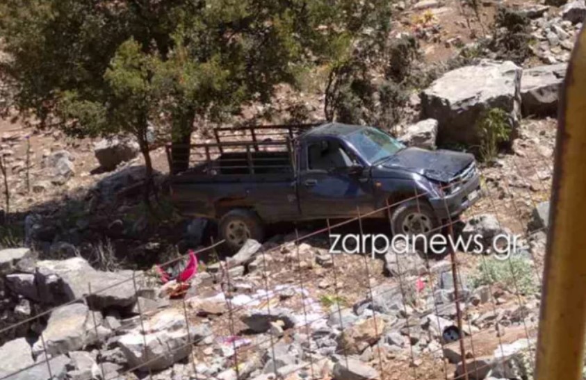 Κρήτη: 60χρονη έπεσε με αγροτικό σε γκρεμό και σκοτώθηκε