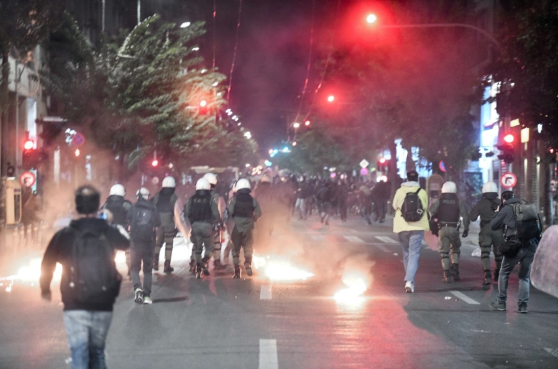 Επεισόδια στο κέντρο της Αθήνας