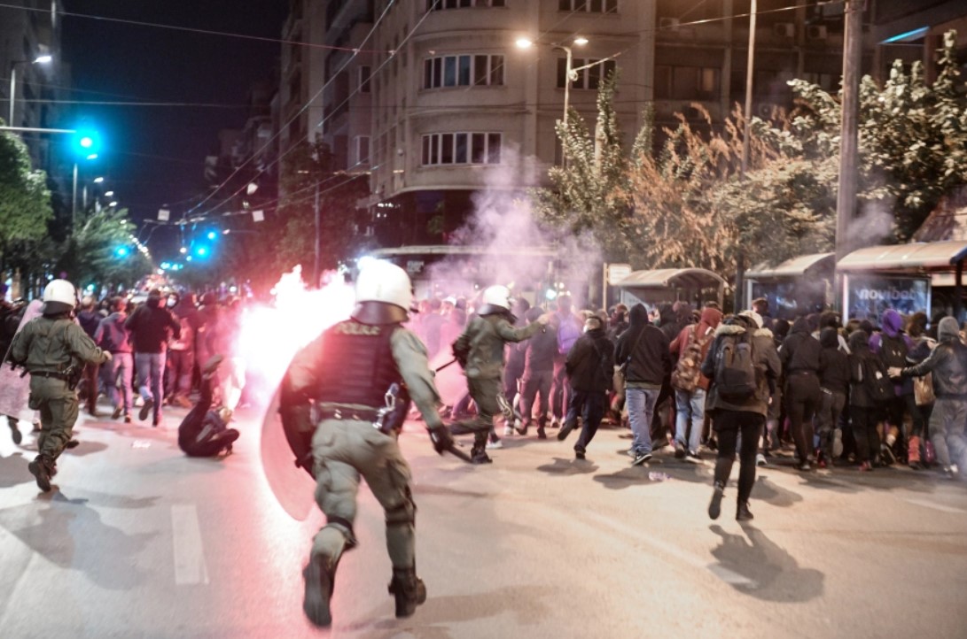 Επεισόδια στο κέντρο της Αθήνας