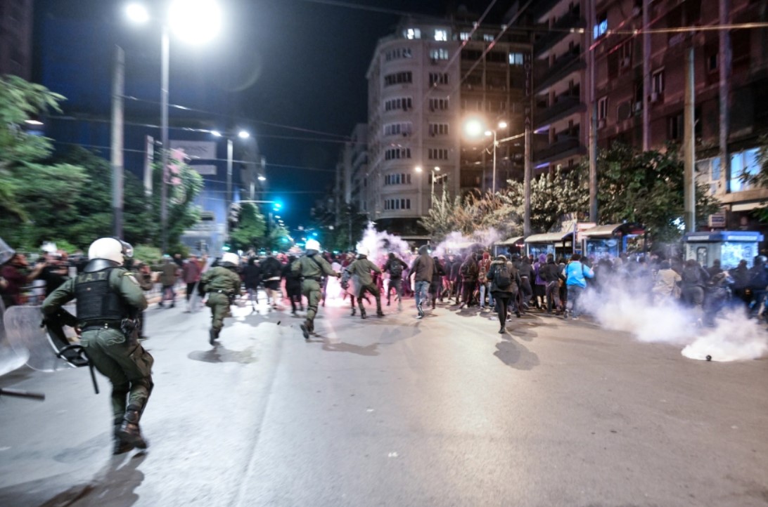 Επεισόδια στο κέντρο της Αθήνας