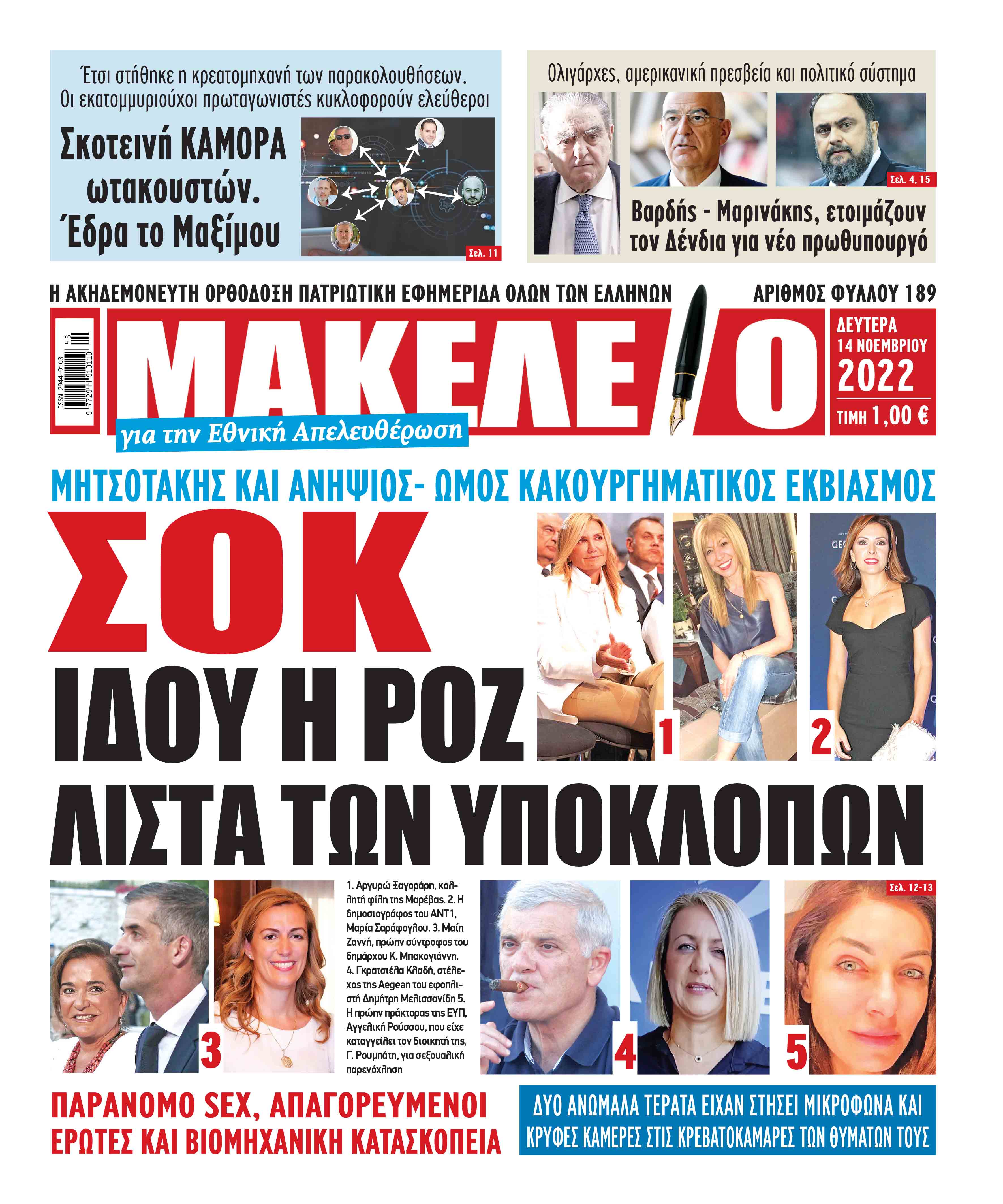 Τα πρωτοσέλιδα των πολιτικών και αθλητικών εφημερίδων