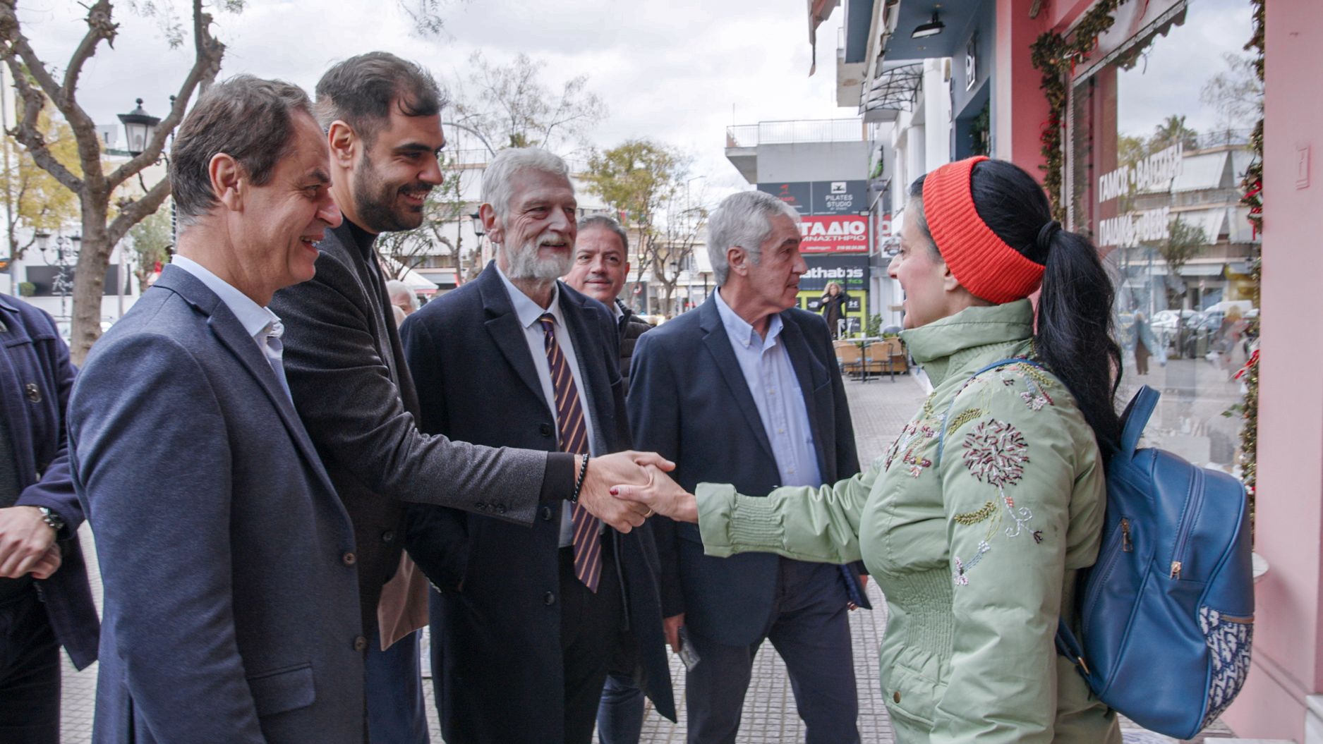 Ν.Δ.: Επίσκεψη του Παύλου Μαρινάκη στην Πετρούπολη