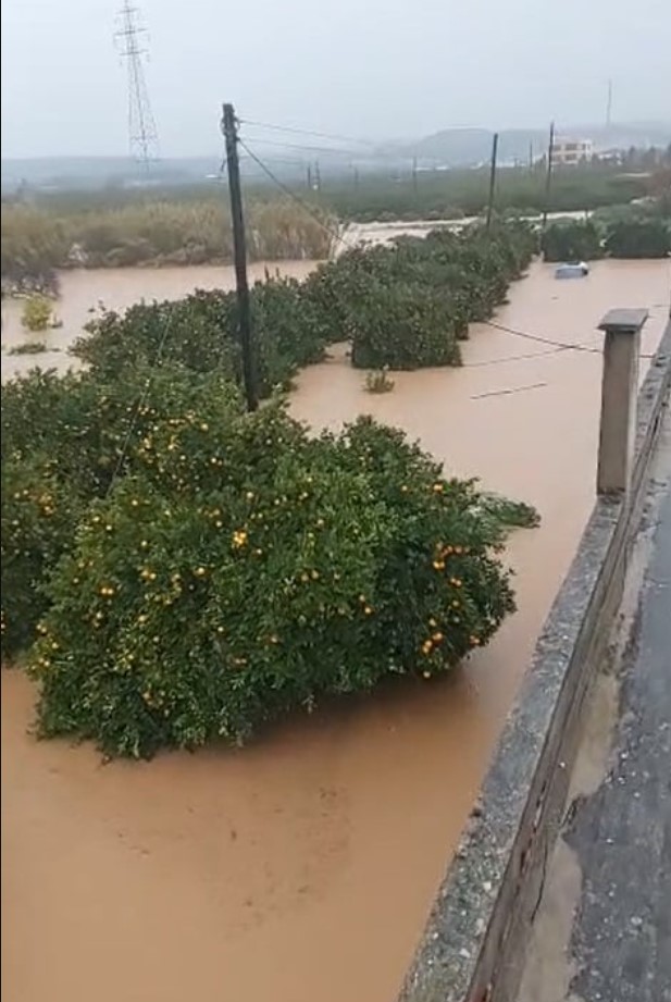 Στη Λακωνία τα μεγαλύτερα ύψη βροχής