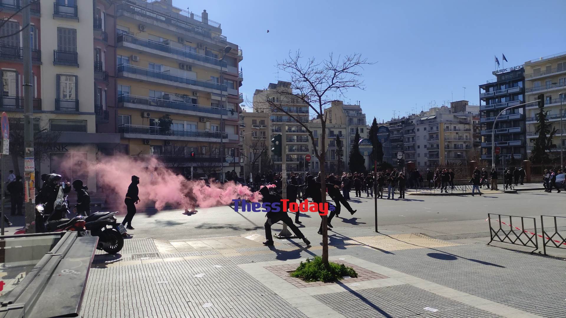 Θεσσαλονίκη: Επεισόδια μετά την πορεία για τα Τέμπη