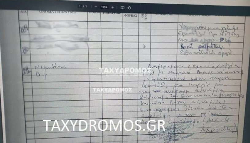 Τέμπη: Αυτό είναι το παραπεμπτικό για την αναρρωτική άδεια του επιθεωρητή που «καίει» τους γιατρούς