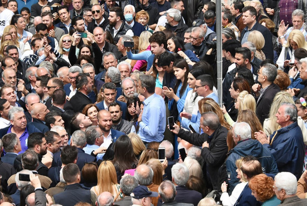 Μητσοτάκης: «Η Ν.Δ. είναι με την Πρωτομαγιά, ενώ ο Τσίπρας με την Πρωταπριλιά»