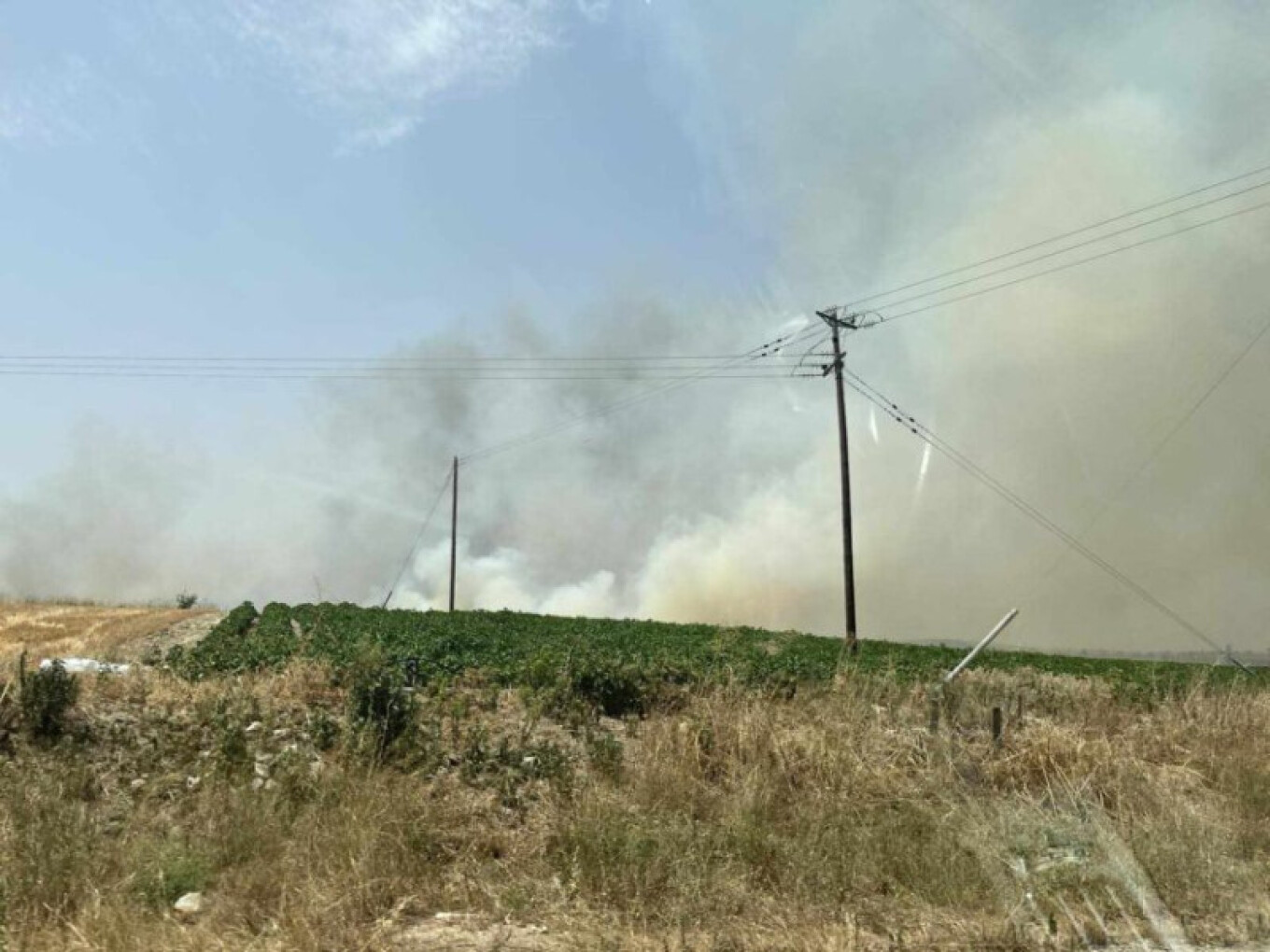 Φωτιά στο Βελεστίνο: Κάηκαν σπίτια στον Άγιο Γεώργιο Φερών