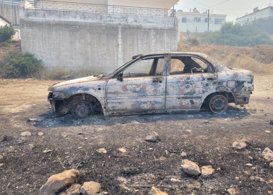 Ρόδος: Μεγάλη αναζωπύρωση στο Ασκληπιείο