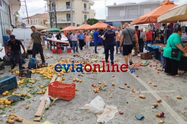 Εύβοια: Αυτοκίνητο με 92χρονο οδηγό «μπούκαρε» σε λαϊκή αγορά