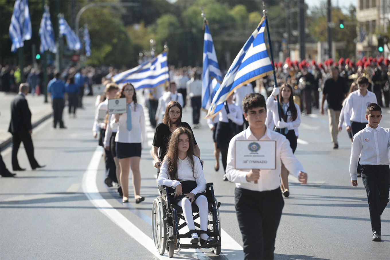 28η Οκτωβρίου: Η μαθητική παρέλαση στην Αθήνα