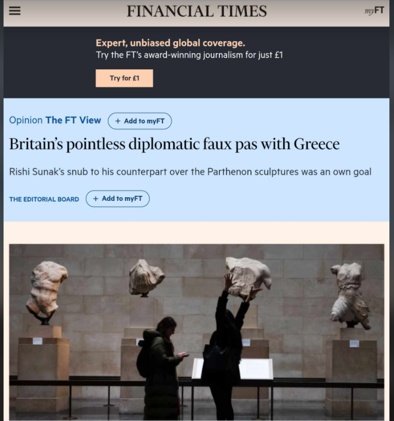 Financial Times για Σούνακ