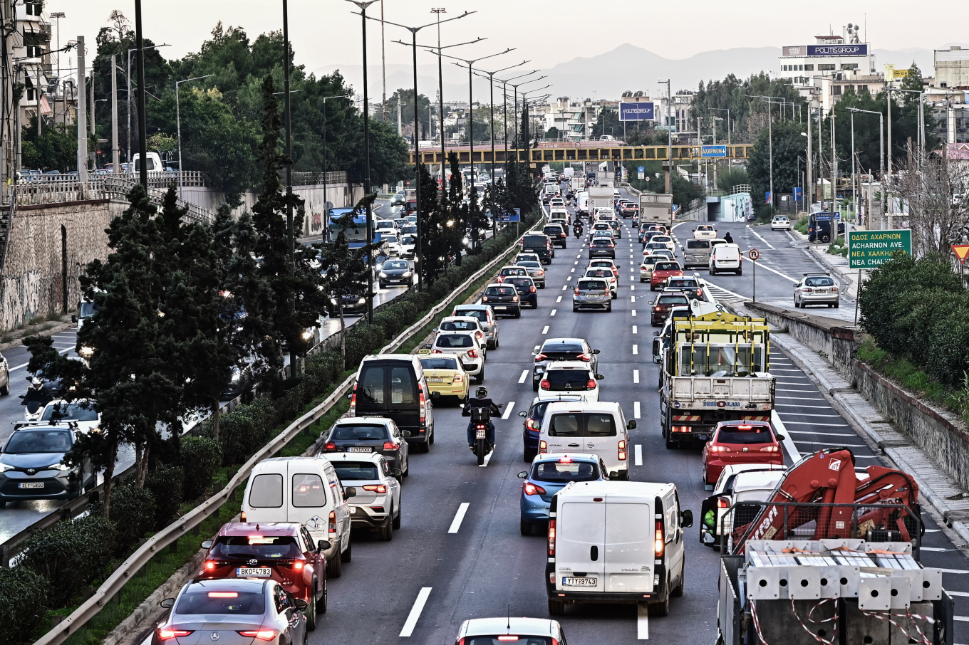 Μεγάλο μποτιλιάρισμα σε Κηφισό και Αττική Οδό