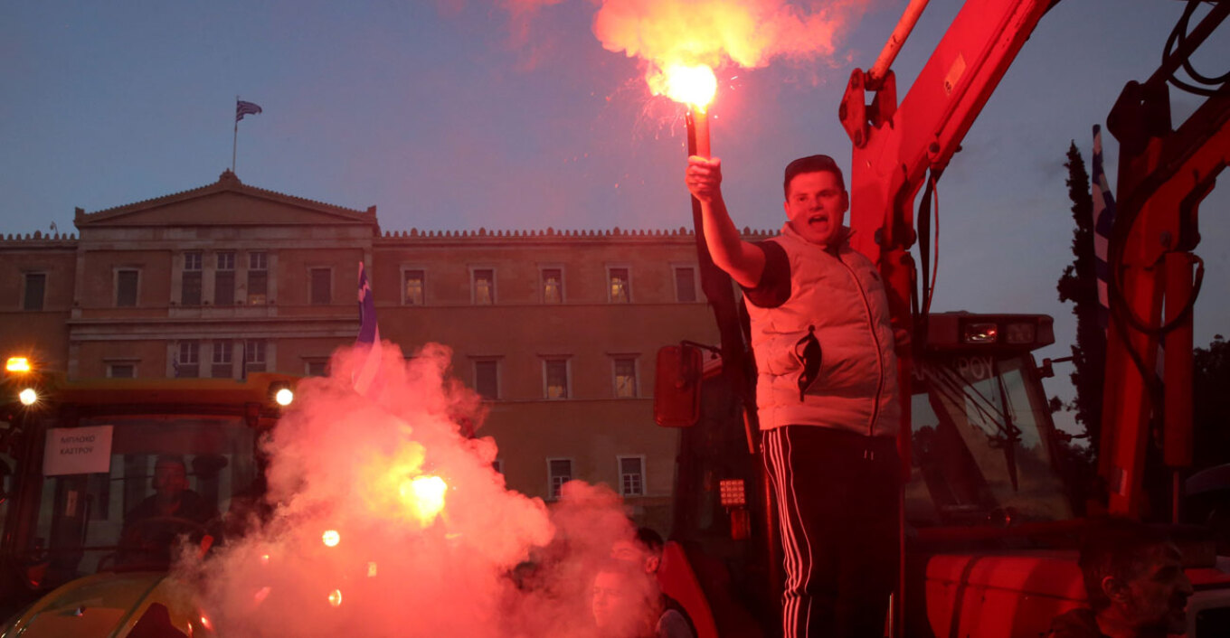 αγρότες συλλαλητήριο Σύνταγμα