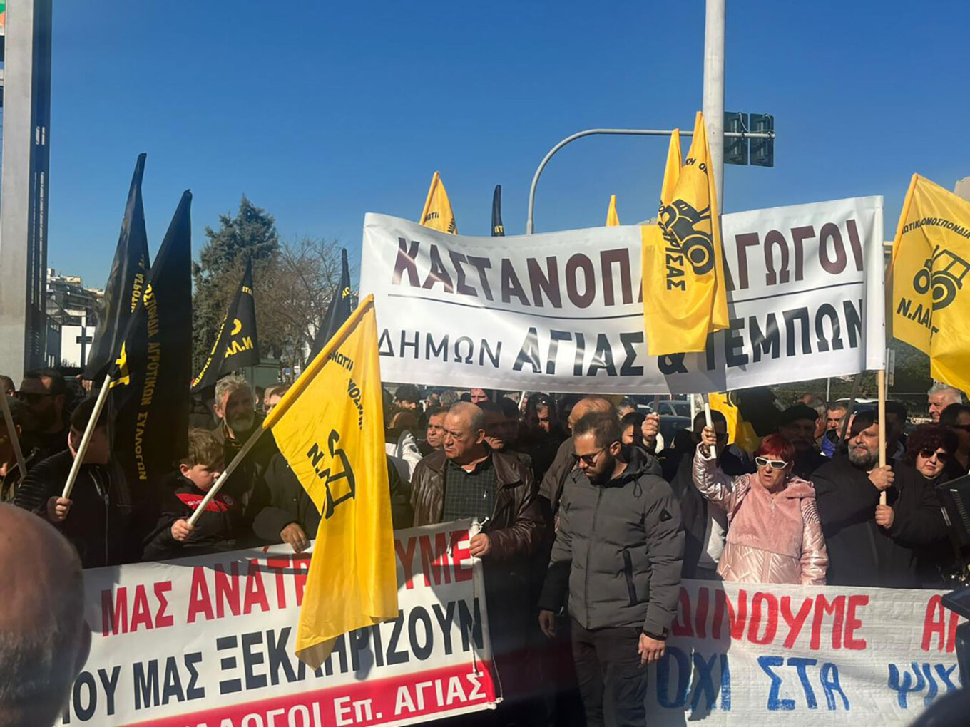 Παναγροτικό συλλαλητήριο στη Θεσσαλονίκη: Χιλιάδες αγρότες με τρακτέρ δίνουν το παρών