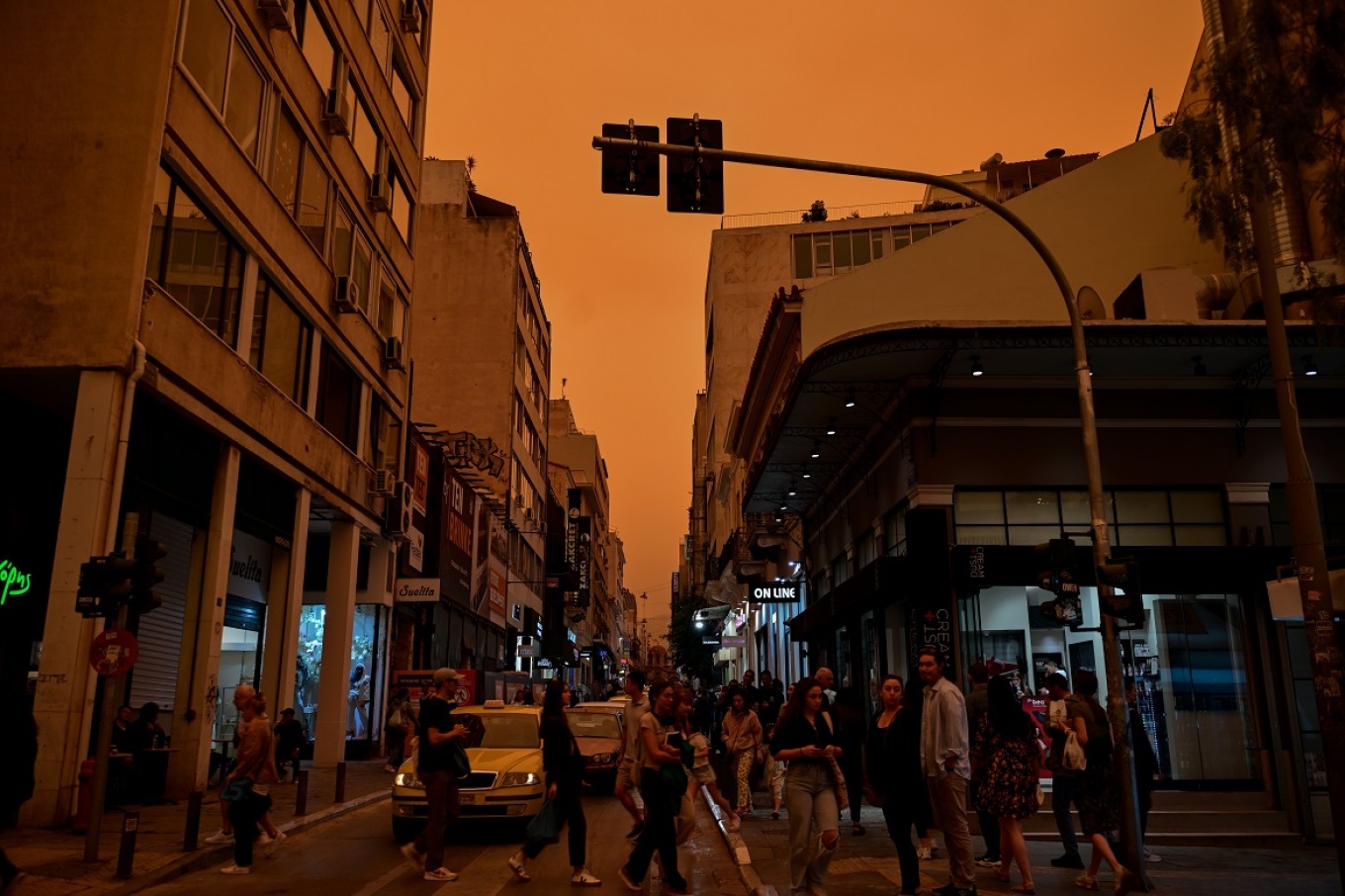 Στο έλεος της αφρικανικής σκόνης και η Αθήνα