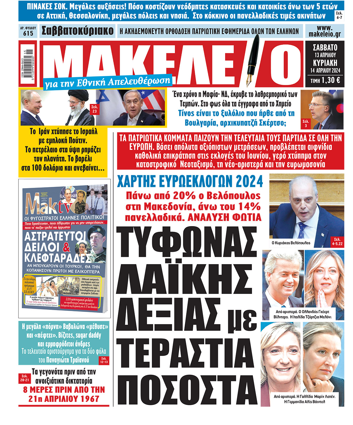 Τα πρωτοσέλιδα των εφημερίδων