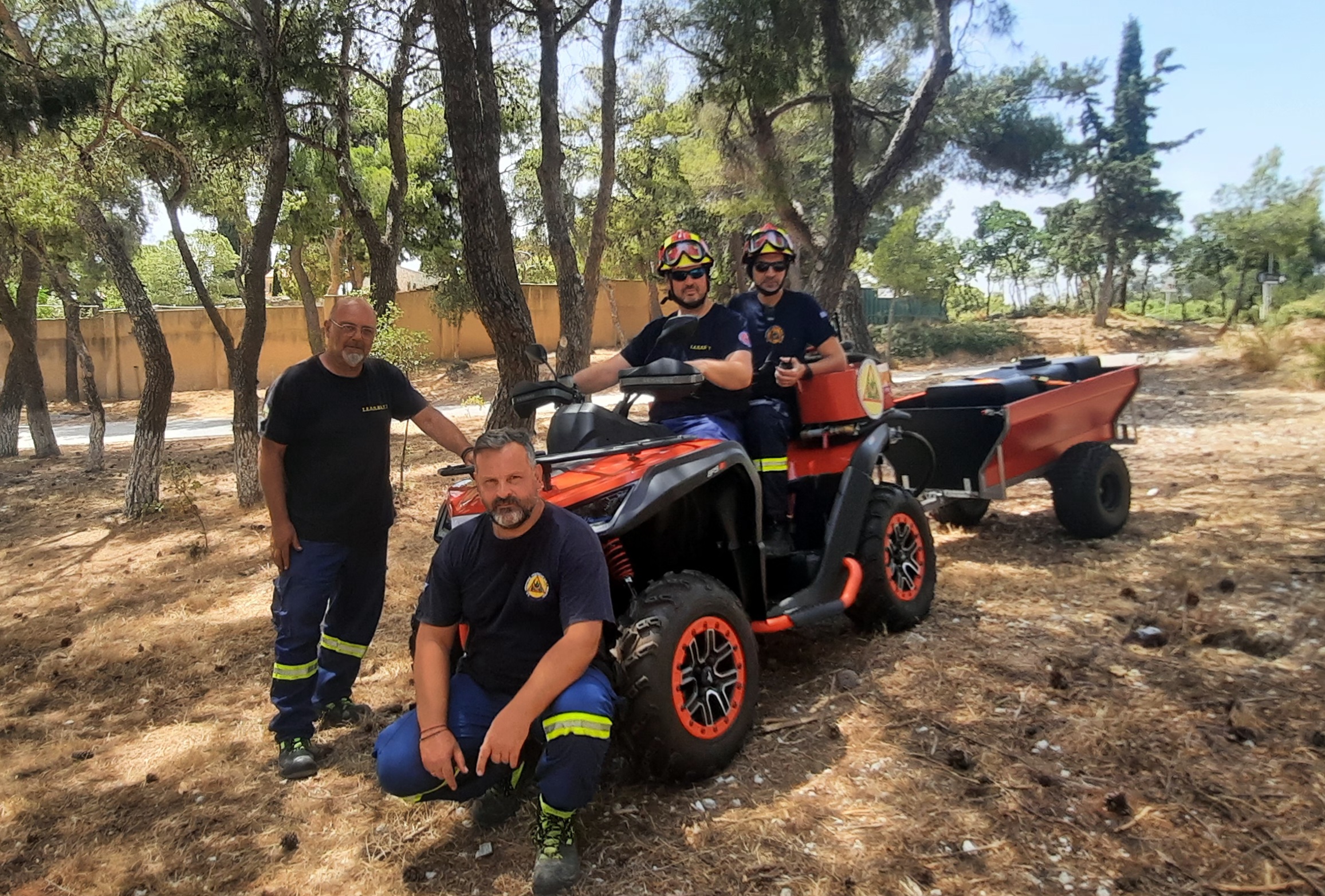 Όμιλος Επιχειρήσεων Σαρακάκη: Στο πλευρό των εθελοντών Πολιτικής Προστασίας ΒΑ Υμηττού