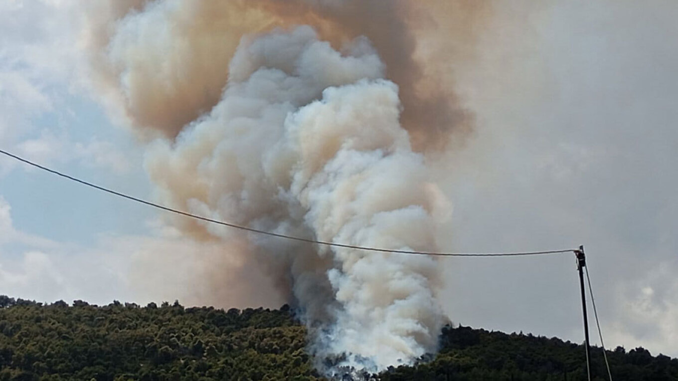 Συναγερμός για φωτιά στα Γλυκά Νερά κοντά στον οικισμό - Σηκώθηκαν εναέρια μέσα, μήνυμα από το 112 Ισχυρές πυροσβεστικές δυνάμεις στο σημείο - Δεν έχει αέρα και η φωτιά δεν πάει προς τον αστικό ιστό - Δείτε βίντεο και φωτογραφίες glika-nera-arthrou Συναγερμός έχει σημάνει στην Πυροσβεστική για φωτιά στα Γλυκά Νερά.  Στο σημείο έχουν σπεύσει ισχυρές επίγειες δυνάμεις ενώ επιχειρούν και εναέρια μέσα. Συγκεκριμένα, επιχειρούν 100 πυροσβέστες με 6 πεζοπόρα τμήματα και 25 οχήματα ενώ συνδράμουν και 9 αεροσκάφη κ