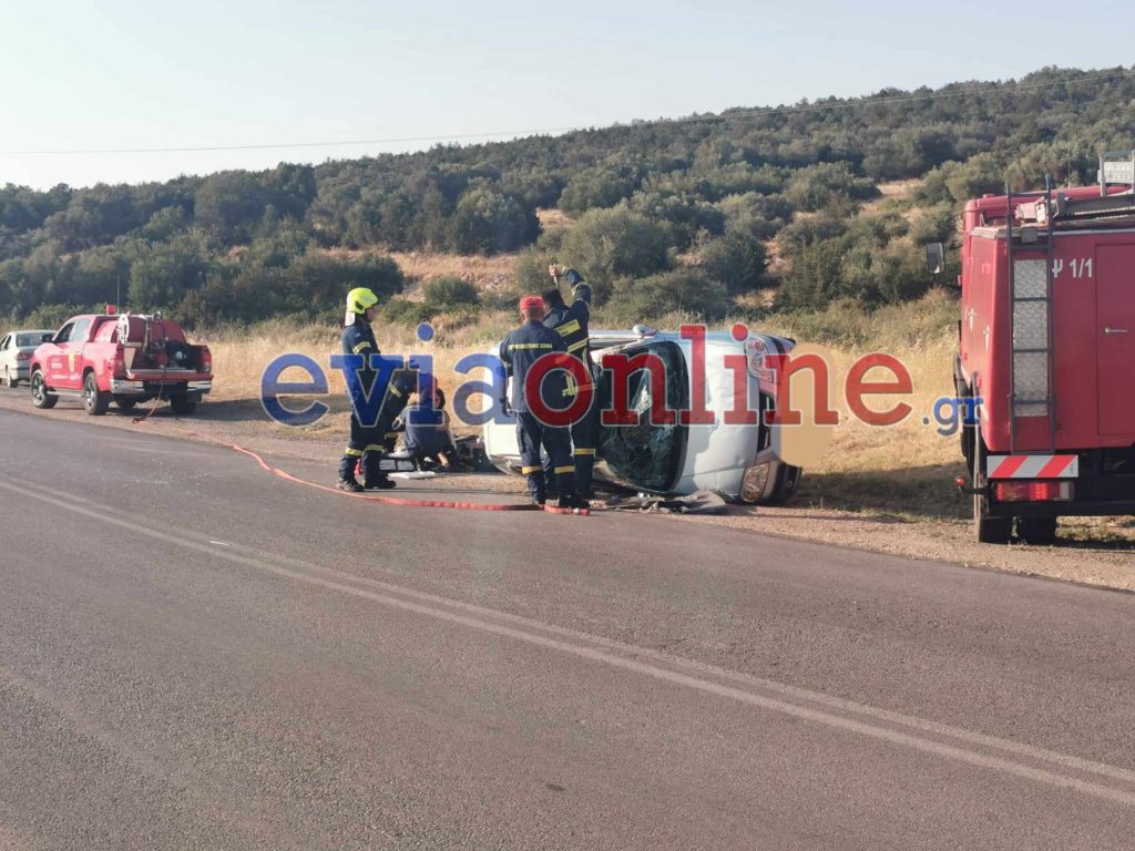 Τροχαίο στην Εύβοια – Τραυματίστηκαν δύο γυναίκες