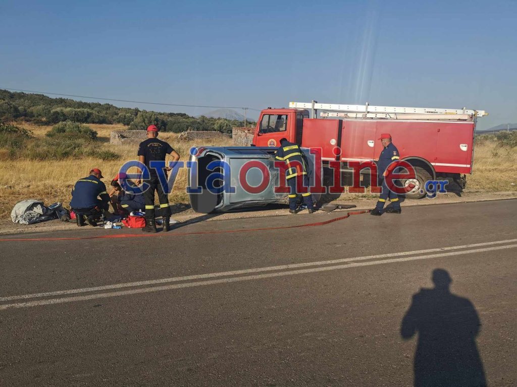 Τροχαίο στην Εύβοια – Τραυματίστηκαν δύο γυναίκες