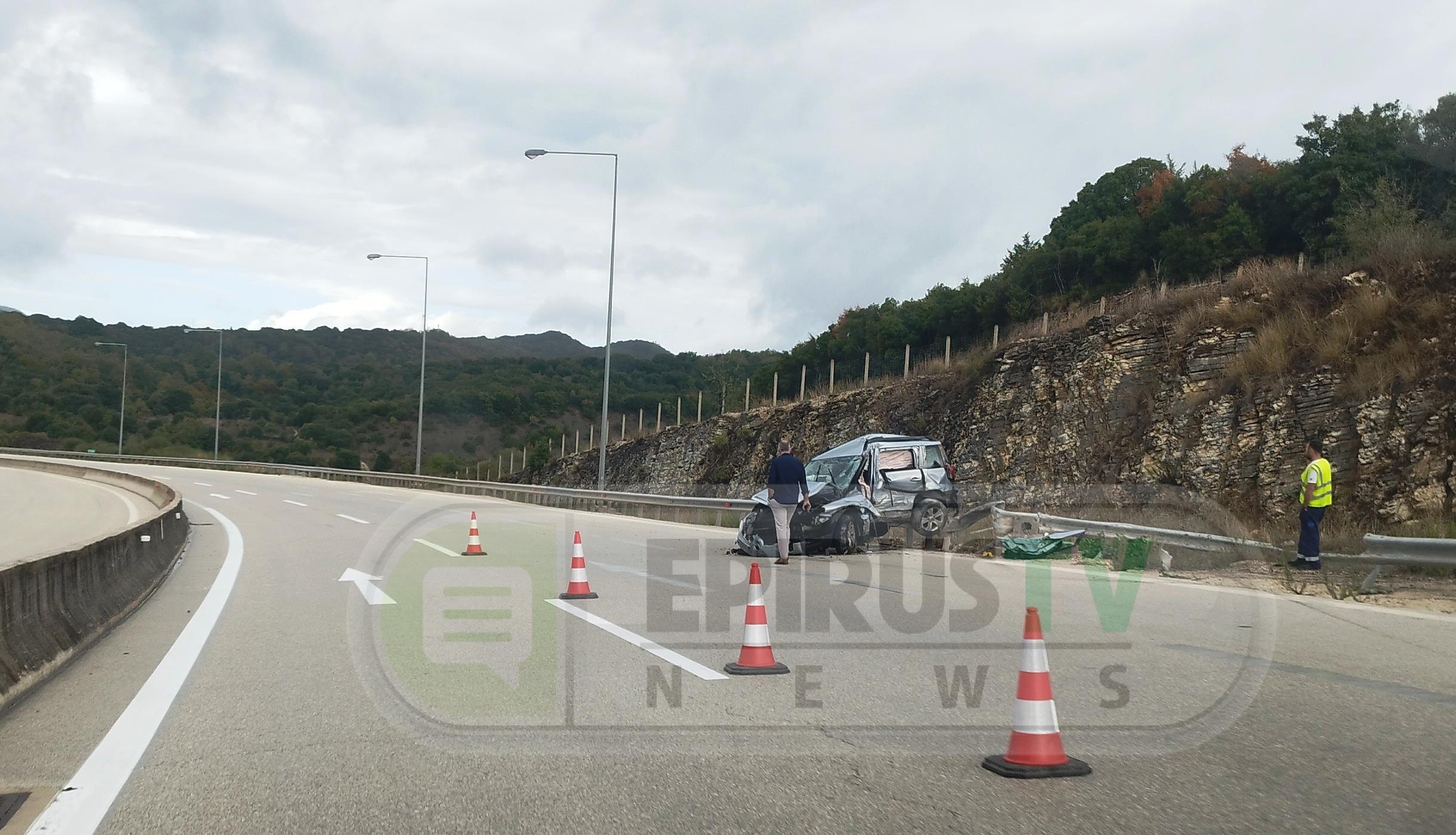 Θανατηφόρο τροχαίο στην Εγνατία Οδό