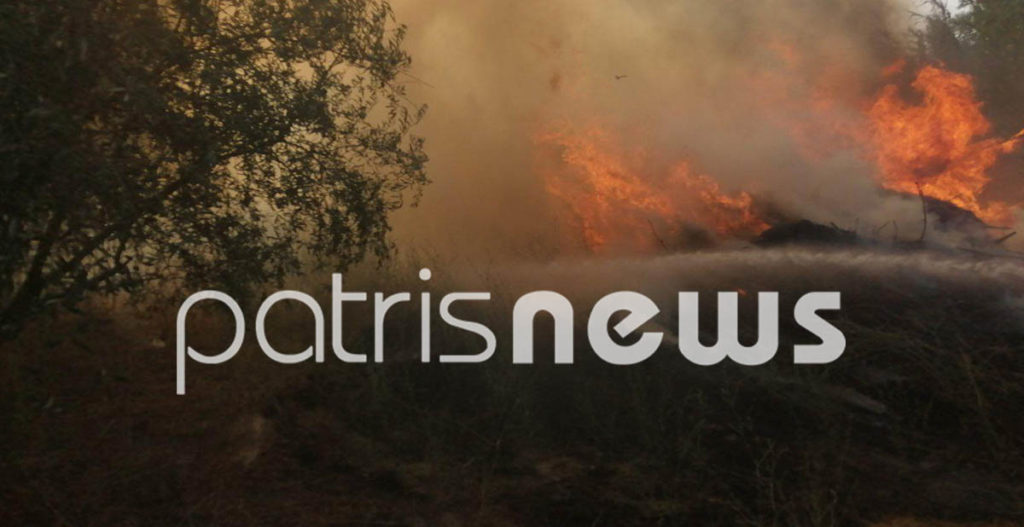 Ηλεία: Διπλό πύρινο μέτωπο