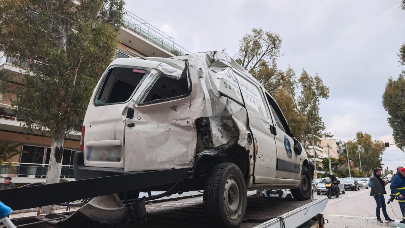 σοκαριστικό τροχαίο στο Νέο Ψυχικό 